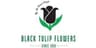 Black Tulip Flowers logo